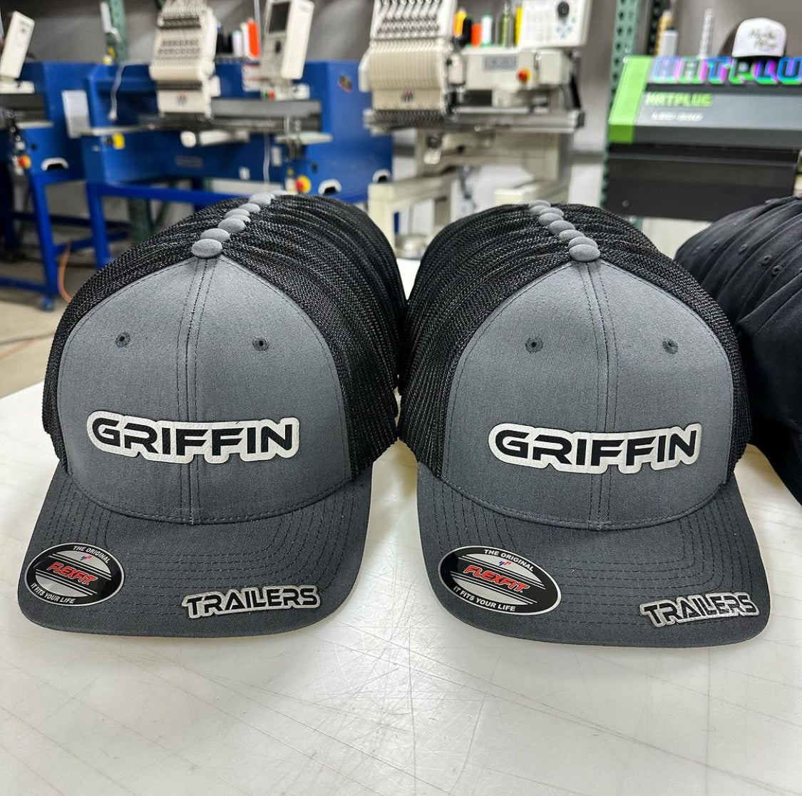 CUSTOM LEATHER PATCH TRUCKER MESH HATS HATPLUG LLC