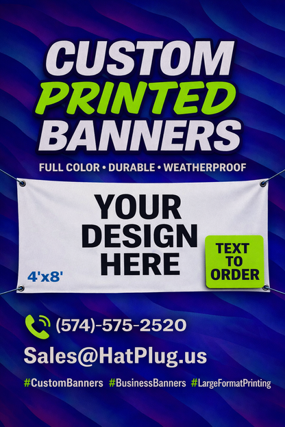 CUSTOM PRINTED BANNERS