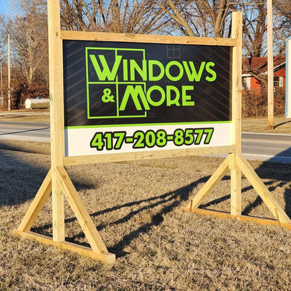 Custom Printed Standing 4x8 Frame Signs | Commercial Signs