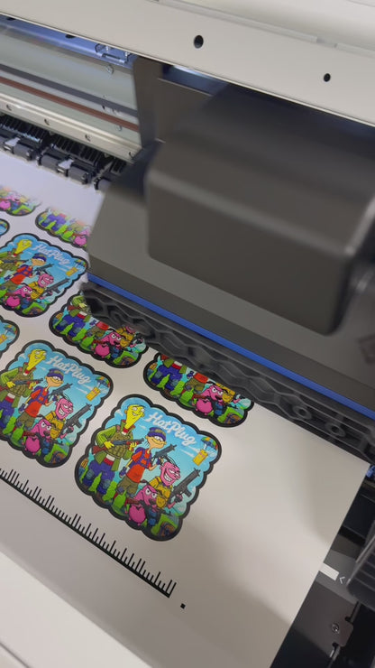 CUSTOM PRINTED STICKERS | DIE-CUT TO SHAPE
